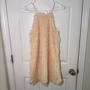 Fluffy Cream Dress